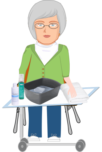 hand care patient