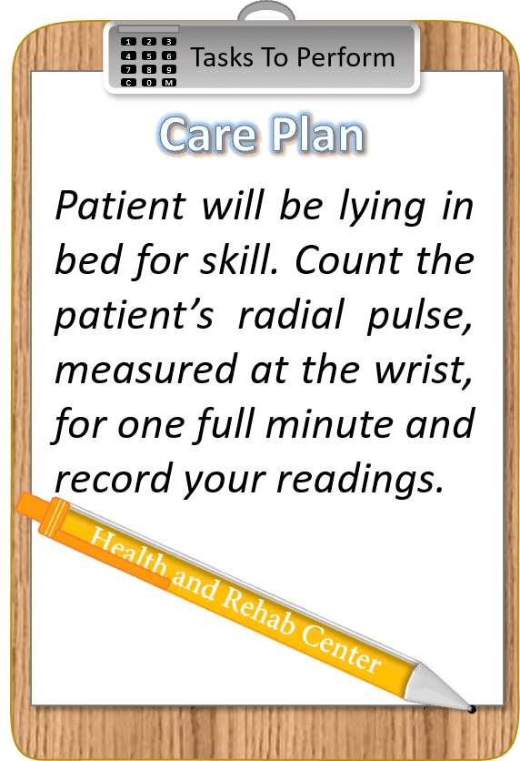 Radial pulse image